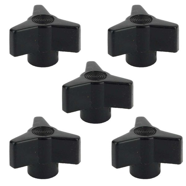 Big Horn Triangle Knob Thread 1/4-20, PK 5 19715B-5PK